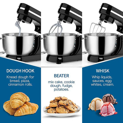 Powerful Stand Mixer Electric Blender Desktop Egg Whisk 1000w 8+P Speed Food Processor Multifunctional Kitchen Mixer with Bowl