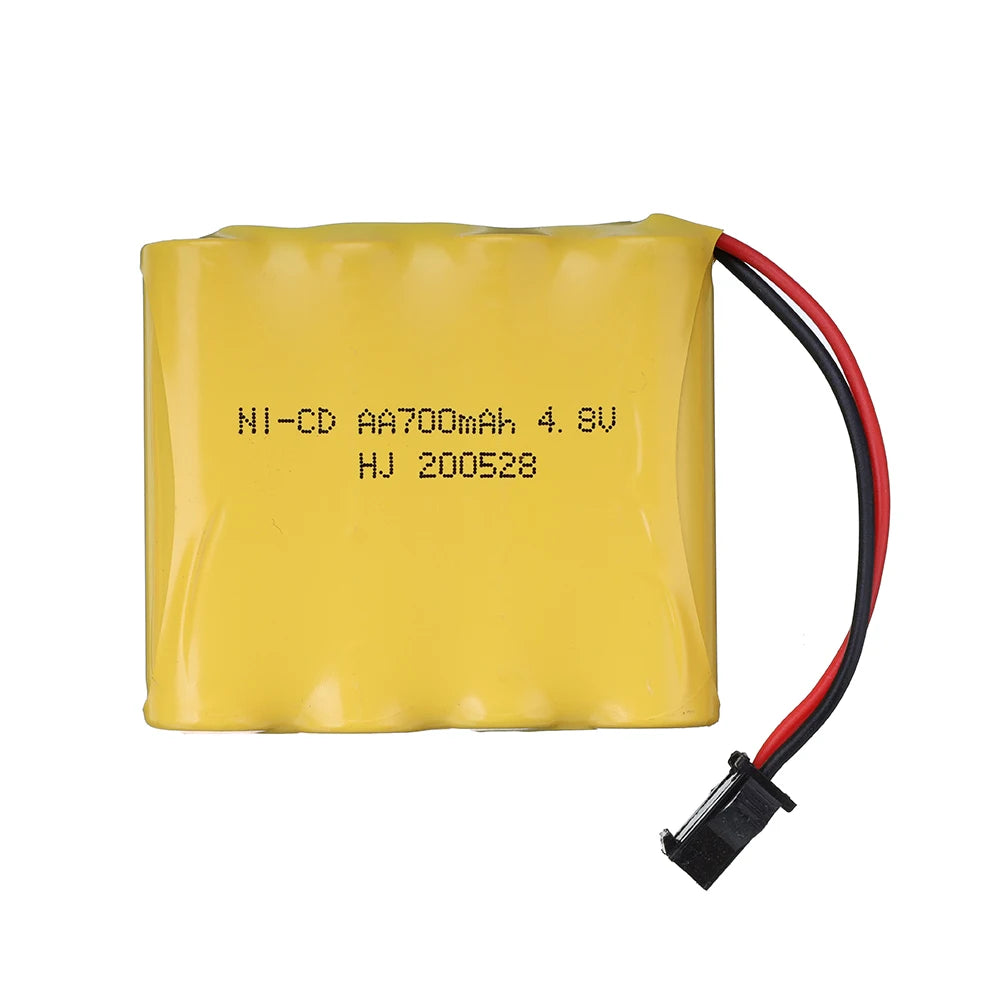 700mah 2.4V/3.6V/4.8V/6V/7.2V/8.4V Ni-CD AA Rechargeable Battery Pack For Remote Control Toys Electric Car Boat Parts SM-2P Plug