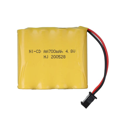 700mah 2.4V/3.6V/4.8V/6V/7.2V/8.4V Ni-CD AA Rechargeable Battery Pack For Remote Control Toys Electric Car Boat Parts SM-2P Plug