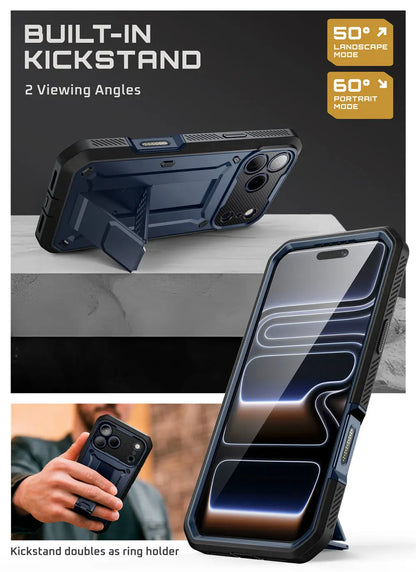 SUPCASE For iPhone 17 Pro Max Case 6.9" (2025) UB Pro Full-Body Heavy Duty Rugged Phone Case with Built-in Screen Protector