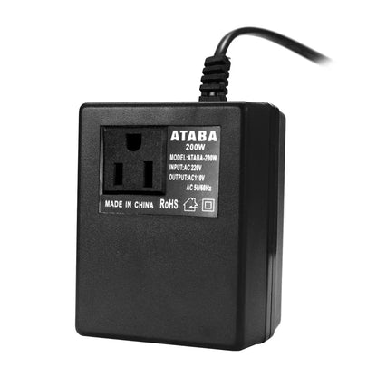 200W Voltage Converter 220V To 110V Transformer Step Down Transformer Voltage Converter Travel Adapter EU/US/UK Plug Inverter