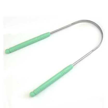New Stainless Steel Tongue Scraper Oral Tongue Cleaner Brush Tongue Toothbrush Oral Hygiene High Quality Tounge Scraper