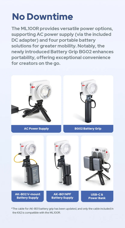 Godox ML100R 110W RGB LED Video Light 2800-6500K 11 FX Effects APP Control Godox Mount for Filmmaking/Live Streaming/Vlog