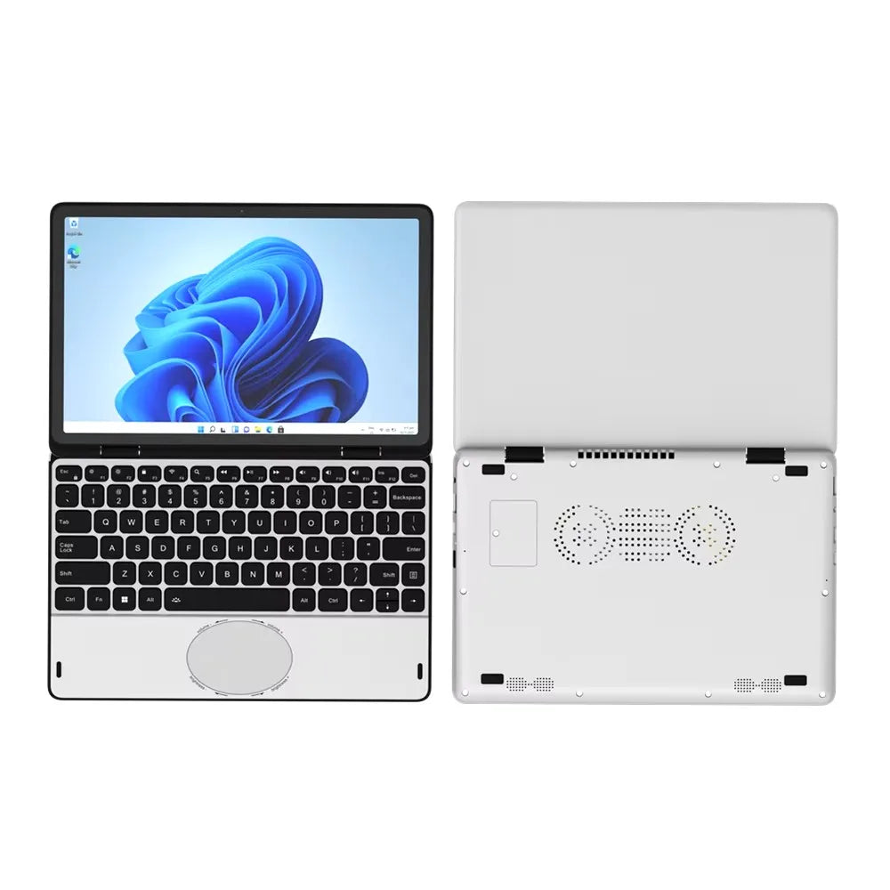 Topton L20 360° YOGA Intel N100 Laptop 10.95 inch IPS Touch Book Max 32G DDR4 2T SSD Portable Office Notebook Mini PC Tablet