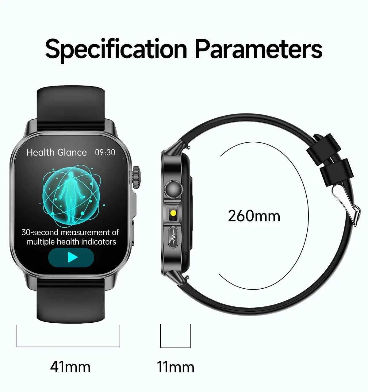 2026 New Health Smart Watch Precise Measurement ECG+PPG Blood Pressure Uric Acid Body Fat Analysis call SmartWatch For Men Women