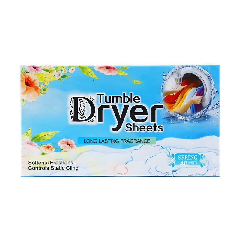 Dryer Sheets Bulk Natural Fabric Softener Sheets Plant Lavender Laundry Softener Naturally Removes Static Cling Drying Machine