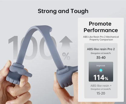 Newest Anycubic 20kg ABS-Like+ Resin Pro 2 Rapid UV Curing 405nm Standard Photopolymer Resin ABS 3D Resin High Precision for LCD