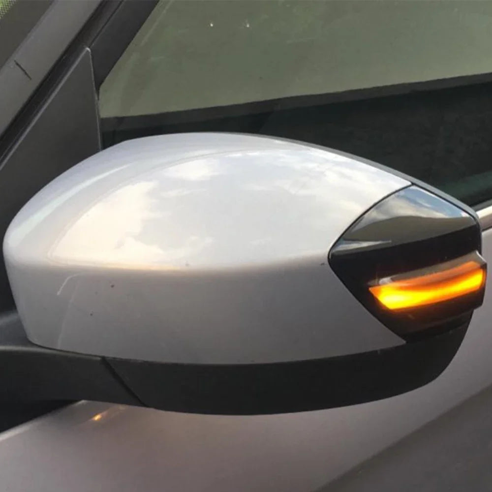 Car Dynamic Turn Signal Light For Ford S-Max 07-14 Kuga C394 08-12 C-Max 11-19 LED Mirror Repeater Sequential Indicator Blinker