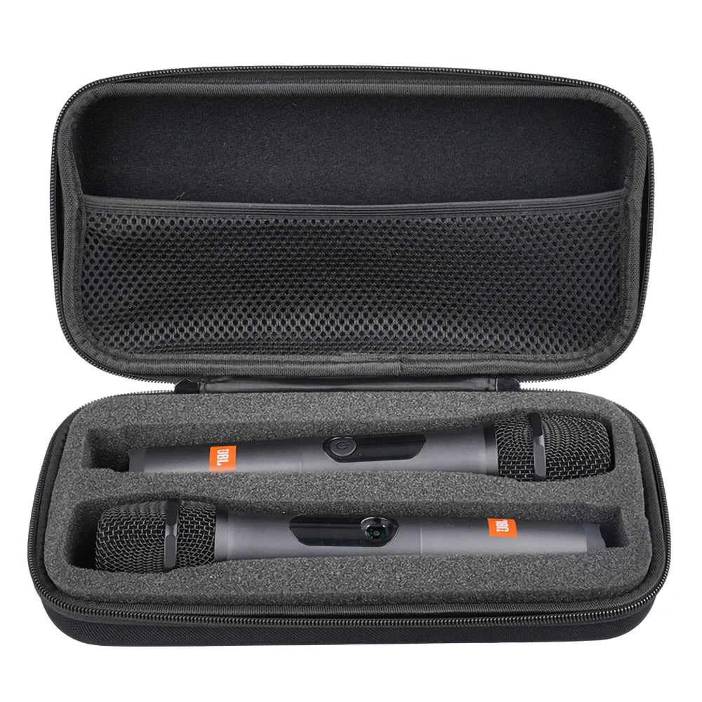 Hard EVA Microphone Storage Bag Transmitter Box Portable Bluetooth K Song Travel Carrying Case