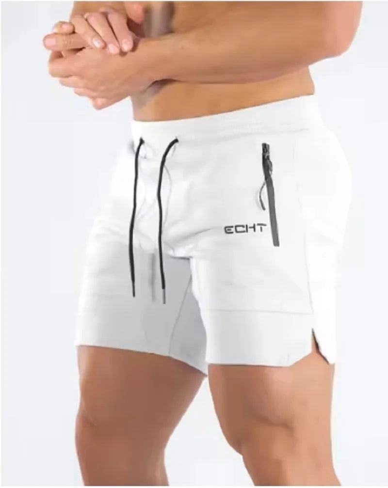 New Sports Shorts Men Beaching Shorts Zip pocket Trousers Bodybuilding Sweatpants Fitness Jogger Running Gyms Men Shorts