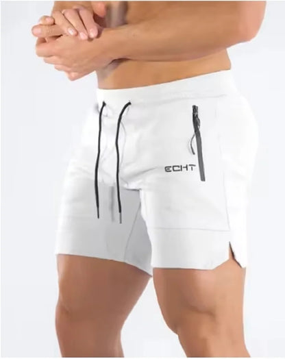 New Sports Shorts Men Beaching Shorts Zip pocket Trousers Bodybuilding Sweatpants Fitness Jogger Running Gyms Men Shorts