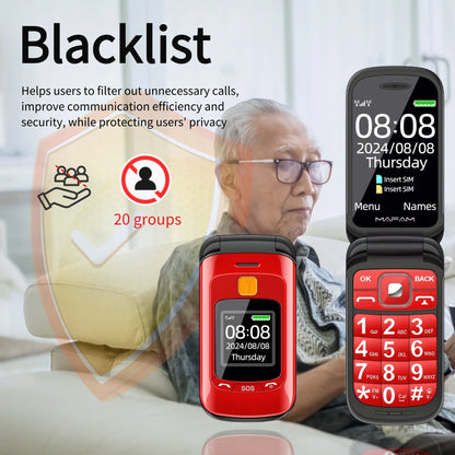 Mafam F899 Small Cover Folded Elderly Mobile Phone For Seniors Dual Display SOS Button Fast Quick Call Anti-Scratch Low Price