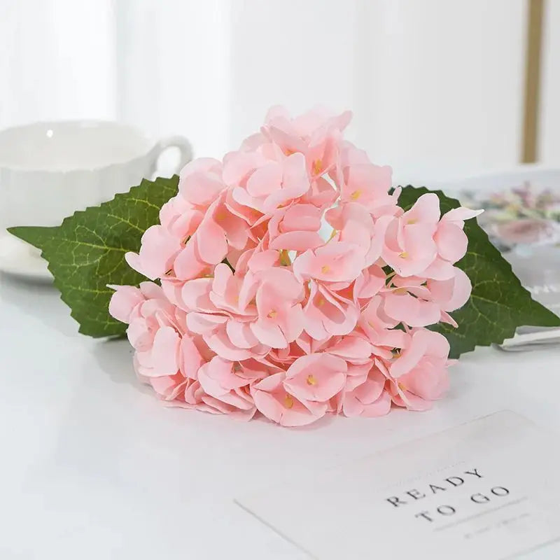 Artificial Flowers 1 Bundle Silk Hydrangea Wedding Decorative Bridal Accessories Clearance Festival Decor Vases Home Diy Bouquet