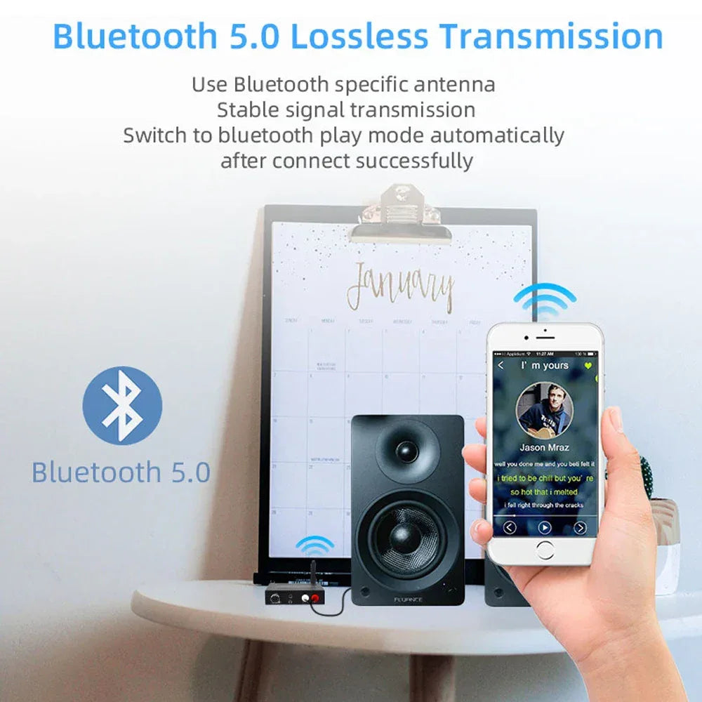 DAC Digital to analog audio converter RCA R/L and 3.5mm out with Bluetooth receiver volume control RCA Amplifier for PS4 TV
