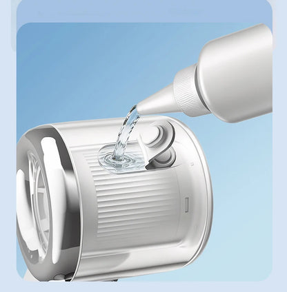 Portable Mini Fan Water Mist Spray Fan 3600mAh 5 Speeds Handheld Foldable Neck Hanging Small Fans Humidifier USB Rechargeable