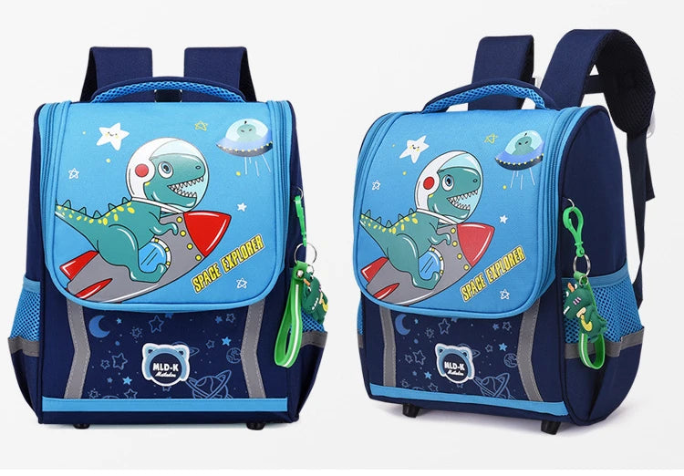 Waterproof Children Primary School Bags Cute Unicorn Rainbow Backpacks Kids Cartoon Animal Dinasour Shcoolbags for Kindergarten