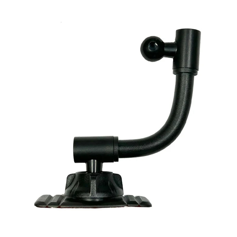 Car Phone Holder Extension Rod Dual Ball Head Adjustable Goose Neck Universal 17mm Ball Head Nano Glue Sticker Base Mount