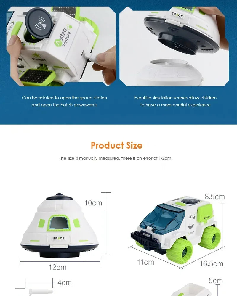 Puzzle Acousto Optic Space Toys Space Model Air Force Shuttle Space Station Rocket Aviation Series Toy Forkids Christmas Gift