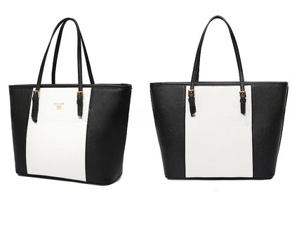 Women Large Capacity Bucket Tote Bag Shoulder Handbag Mommy Bag Work Travel Casual Purse