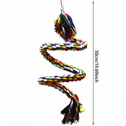 1/8PCS Set Combination Parrot Bird Toys Wood Articles Bite Pet Bird Toys For Parrot Training Bird Toy Swing Ball Bell Standing