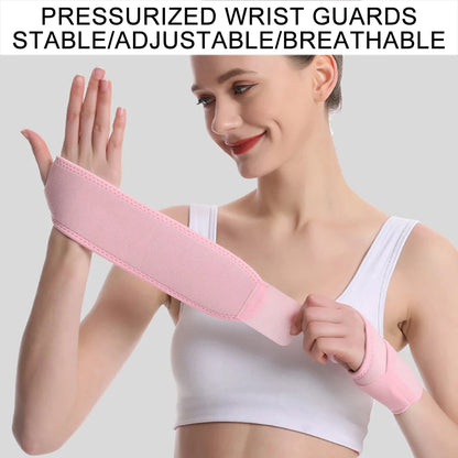 GOBYGO 1Pcs Wrist Support Sport Fitness Wristband Training Safety Hand Bands Sprain Gym Wrist Thumb Support Straps Wraps Bandage
