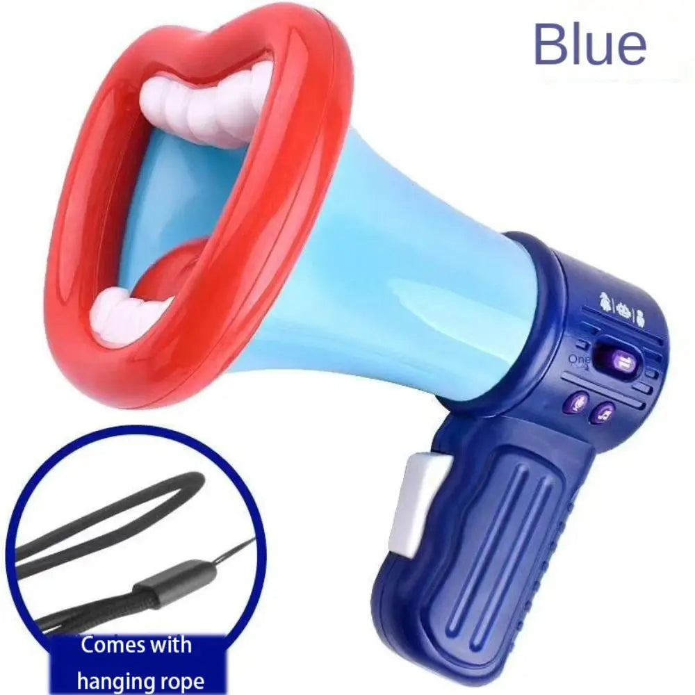 Handheld Megaphone Toys Portable Big Mouth Funny Recording Toy Megaphone Children Speaker