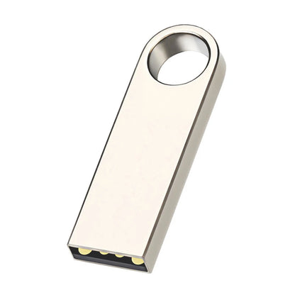 50PCS/lot Metal USB 2.0 Flash Drives 1GB 2GB 4GB Pendrive 8GB 16GB Pen Drive 32GB 64GB Memory USB Sticks 128MB 256MB Free LOGO