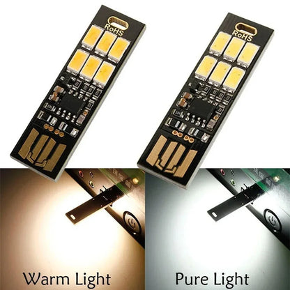 Portable Mini 5730 USB LED Light 5V Touch Sensor Dimmable Night Light for Power Bank Computer Laptop PC Book Reading Table Lamp