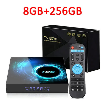 2026 New Android TV Box T95 Allwinner H616 Android 16 8GB+256GB  Dual Wifi BT5.4 Ultra HD Smart Home Theater TV Box Media Player