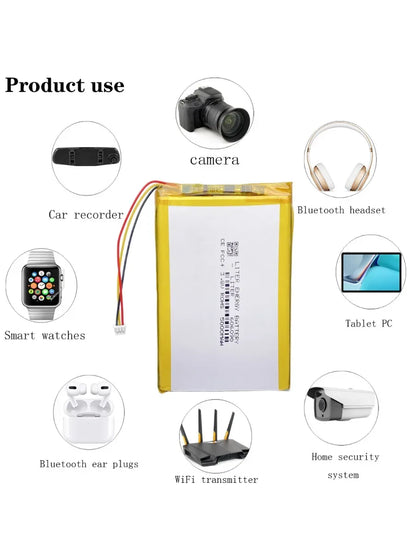 Replace 3.8V 606090 5000mAh Lipo Battery  For anbernic RG505 Game machine Open source handheld console