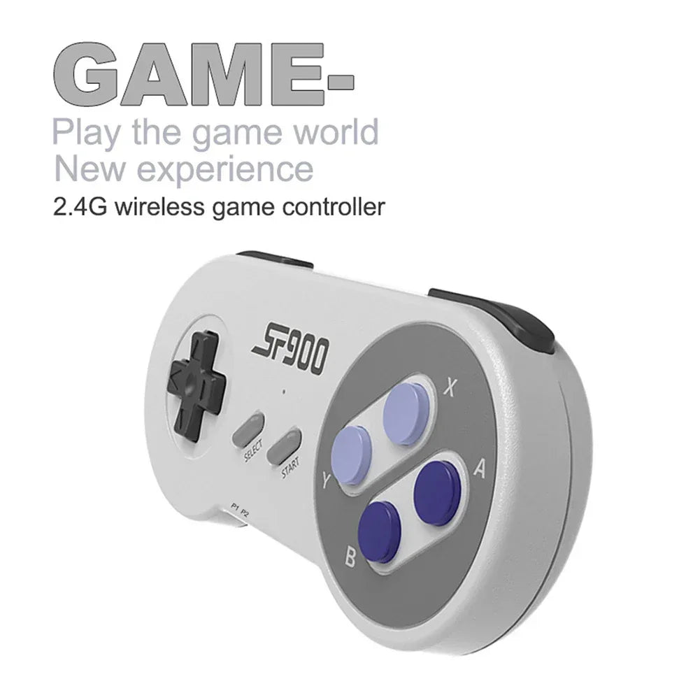 SF900 Retro TV Video Game Console HDMI-compatible with 2.4G Dual Wireless Controllers Mini Video Game Player Built-in 4700 Games