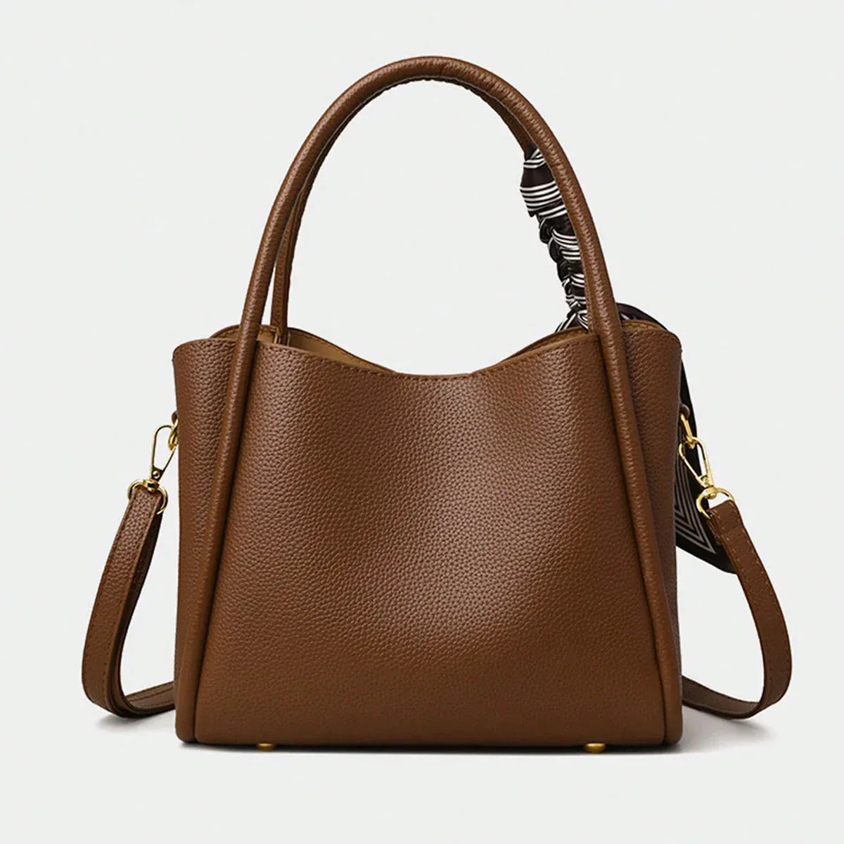 New autumn and winter fashion all-match retro style handbag solid color adjustable shoulder strap shoulder messenger bag