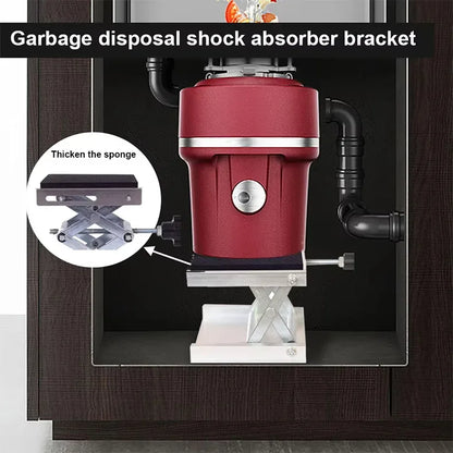 Waste Disposal Shock Absorbing Bracket Kitchen Household Garbage Disposer Support Frame Cushioning Bearing Adjusting Base
