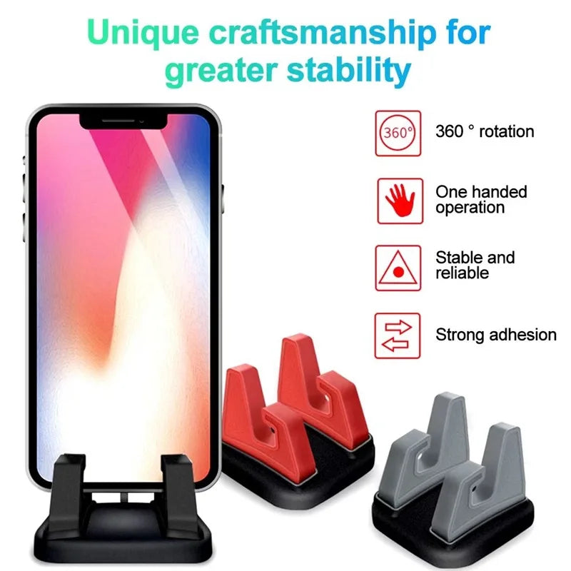 Car Phone Holder Stick To Dashboard Bracket Phone Stand Silicone Car Dashboard GPS Stable Phone Supports High Quality