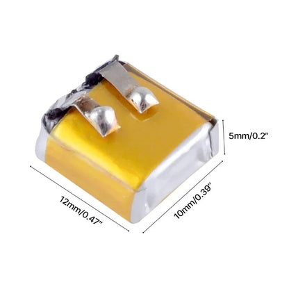 5x40mAh 3.7V 501012 Lithium Polymer Battery Lipo Rechargeable Battery for Bluetooth-compatible Headsets Speaker K1KF
