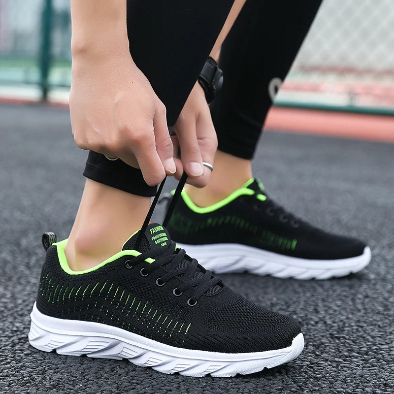 MAEDEF 2024 Running Shoes Men Sneakers Fashion Lightweight Trainers Breathable Walking Shoe Outdoor Comfortable Athletic for Men