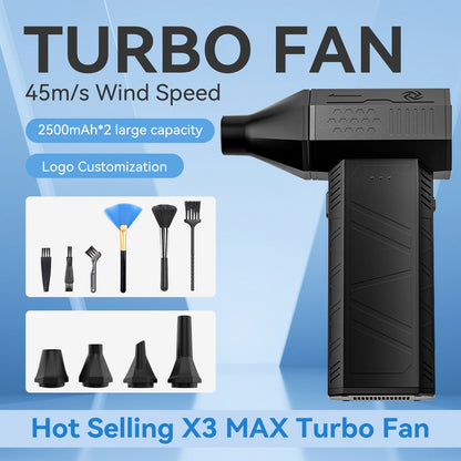 ADINKAM 120000RPM Turbo Jet Fan 205g Portable Mini Eco-friendly Air Duster for Car House Outdoor Industrial Multi-Cleaning Tools