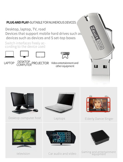 (over 10pcs Free Logo)Metal Flash Drive 4G 8G 32G Pendrive 64gb High Speed Memoria Usb Stick Waterproof Usb Pen Drives 1pcs 128g