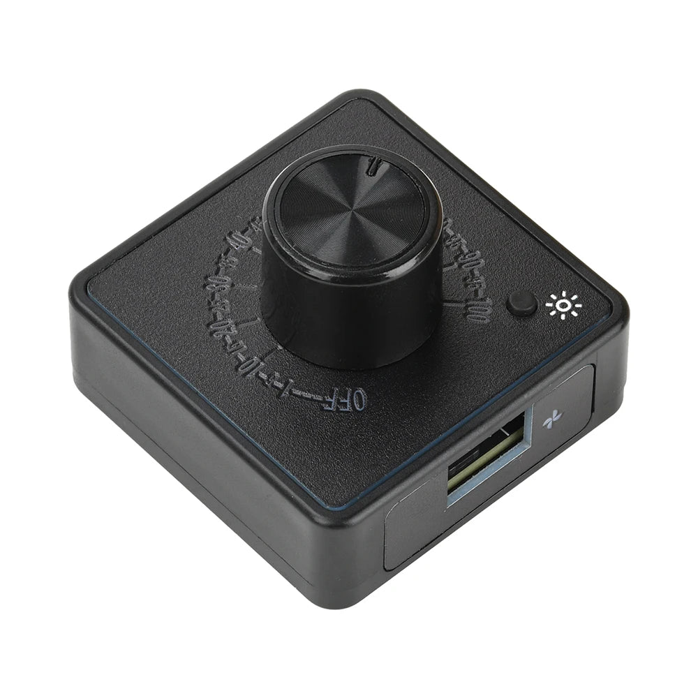 PWM Fan Controller With PD QC Fast Charging DC 12V 24V 5V Multi-Voltage Input Speed Regulator For DIY Cooling Fans