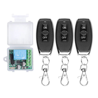 DC 12V 433Mhz RF Wireless Remote Control Switch Relay 1CH Receiver Module For LED  Door Electromagnetic Lock Smart home DIY