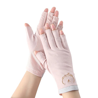 1 Pair Anti UV Nail Gloves UV Gel Shield Glove Fingerless Manicure Nail Art Tools LED Lamp Nails Dryer Radiation Hand nail tools