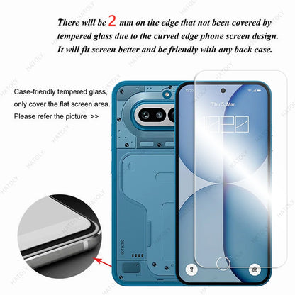 For Nothing Phone 4a Pro Glass Clear HD Protective Film For Nothing Phone 4a Temperd Film Screen Protector Camera Lens Protector by PDG ibma