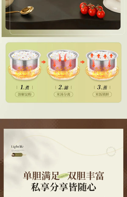 Ceramic Electric Stew Pot Porridge Cooker Porridge Stew Pot Electric Casserole Household Automatic Stew Pot Самогонный Аппарат