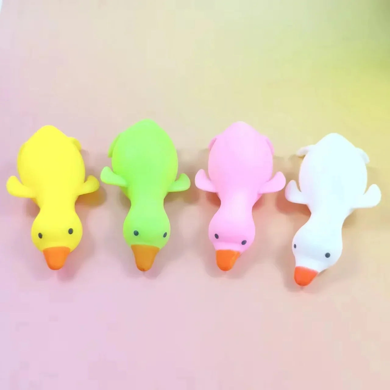 Creative popsicle shape decompression toy color gradual change extrusion decompression slow rebound practical mini toy