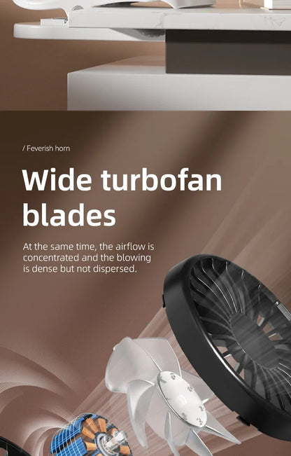 Refrigerating Clip Spray Fan USB Rechargeable Office Dormitory Outdoor Multi-Functional Desktop Clip Fan Moisturizing