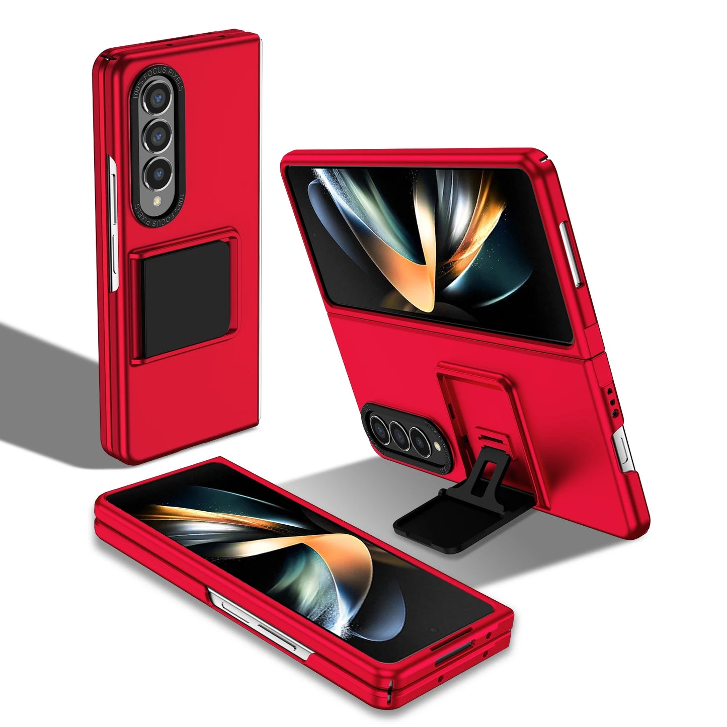 Anti-Shock Portable Stand Case for Samsung Galaxy Z Fold 7 6 4 5 5G fold7 fold6 Fold5 Fold3 Fold4 Fold 3 Phone Accessories Capa