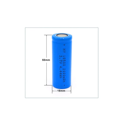 18500 Battery 3.7V Rechargeable Lithium Batteries 2000mah Flat Top capacity Electric Toy Loudspeaker Flashlight LED