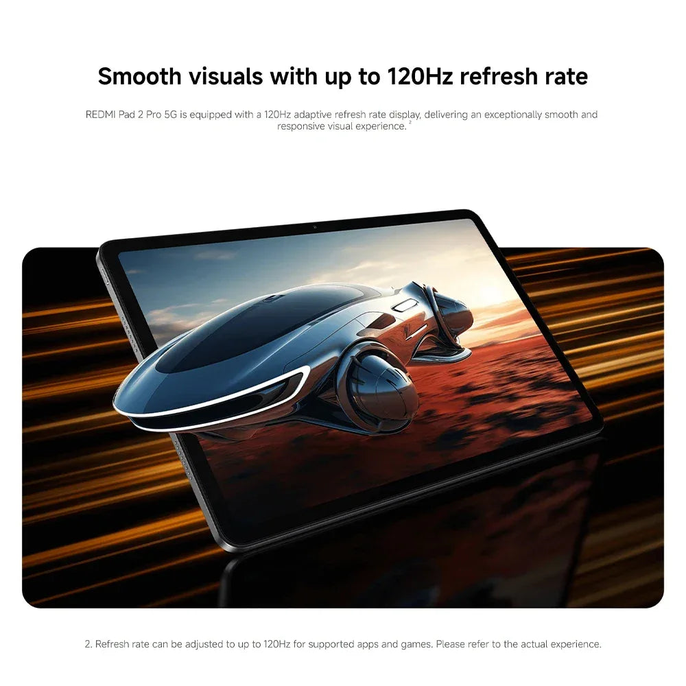 Global Version Xiaomi redmi pad 2 pro 5G 12.1 " 12000mAh Battery 8GB 256GB Flexible 5G connectivity 5G+eSIM Xiaomi HyperOS