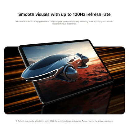 Global Version Xiaomi redmi pad 2 pro 5G 12.1 " 12000mAh Battery 8GB 256GB Flexible 5G connectivity 5G+eSIM Xiaomi HyperOS