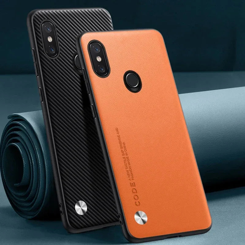 Luxury PU Leather Case For Xiaomi Mi 8 Mi8 Back Cover Matte Silicone Full Protection Phone Case For Xiaomi 8 Xiaomi8 Coque